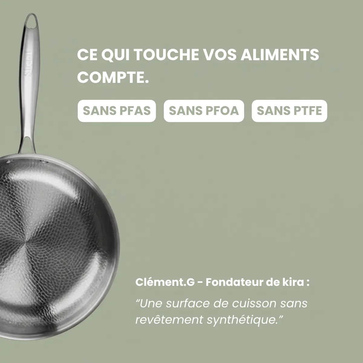 Poêle en Titane - Kira